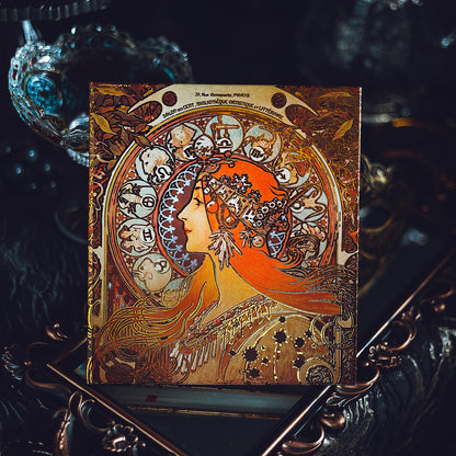 Art Nouveau Zodiac Journal – Gilded Relief Writing Notebook