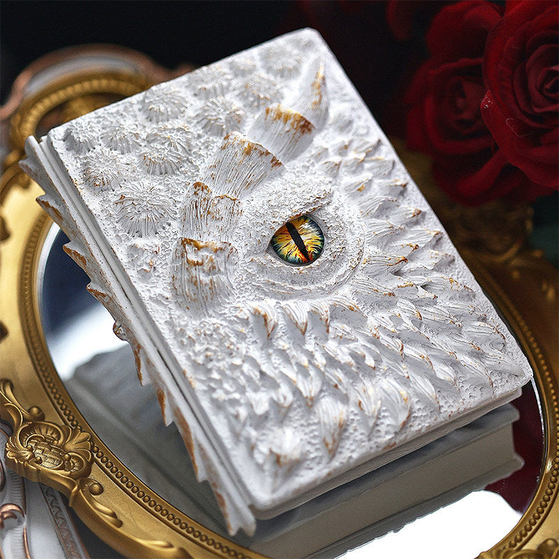 3D Fantasy Eye Resin Relief Journal – Detachable 260-Page Notebook