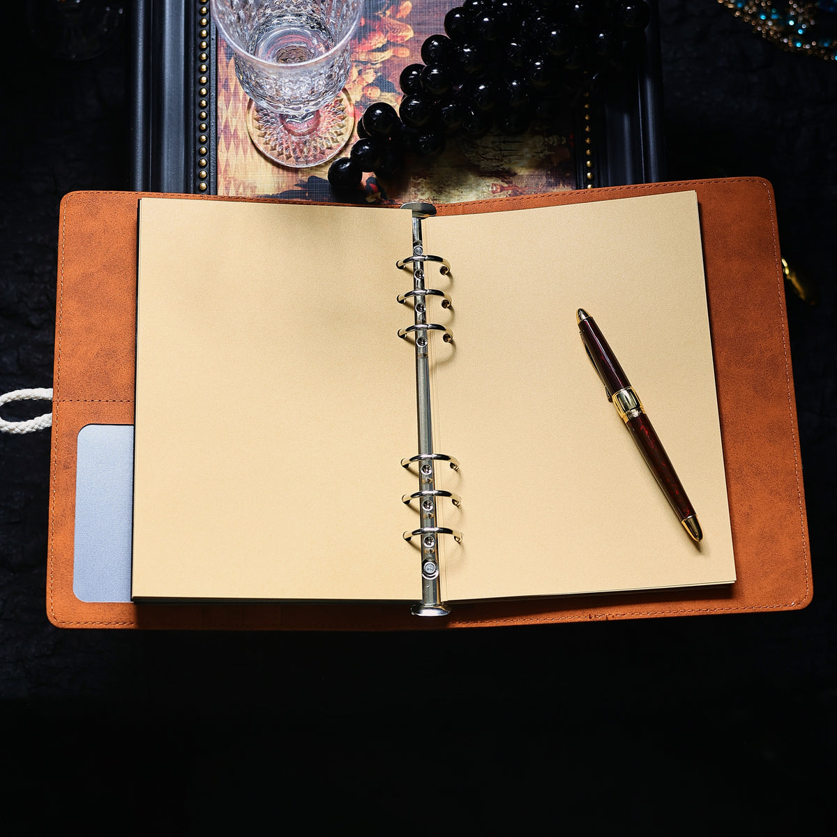 Vintage Plaid Memory Journal – A5 Scrapbook & Keepsake Notebook