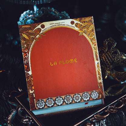Art Nouveau Zodiac Journal – Gilded Relief Writing Notebook