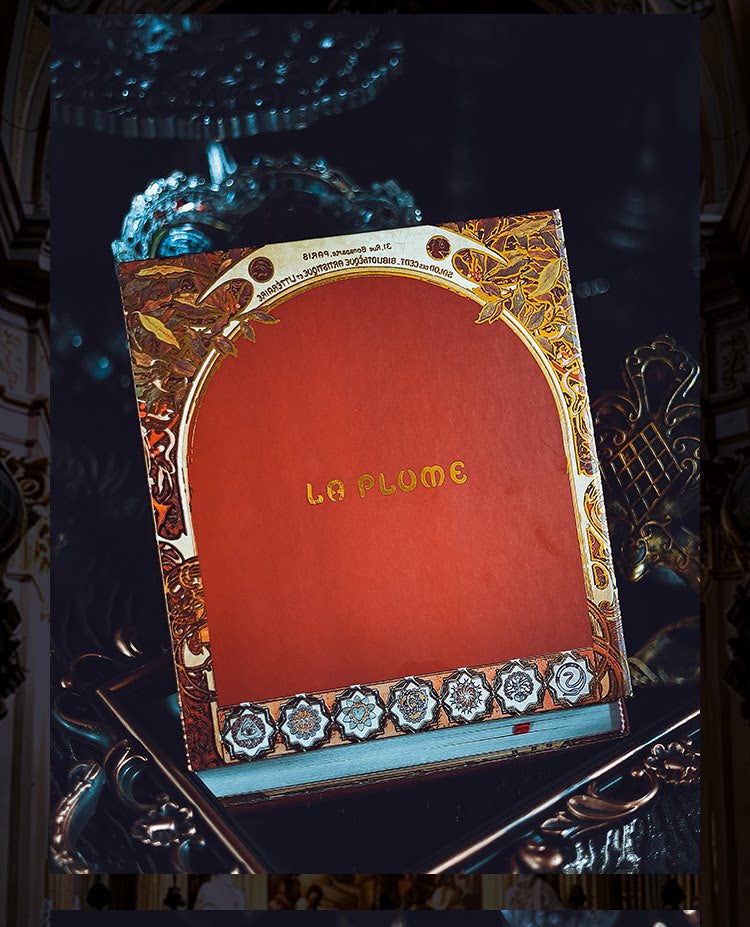 Art Nouveau Zodiac Journal – Gilded Relief Writing Notebook