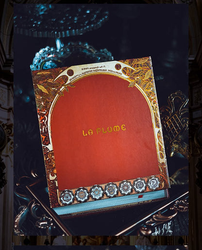 Art Nouveau Zodiac Journal – Gilded Relief Writing Notebook