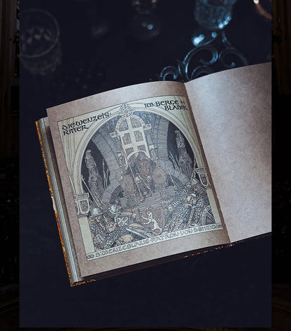 Art Nouveau Zodiac Journal – Gilded Relief Writing Notebook