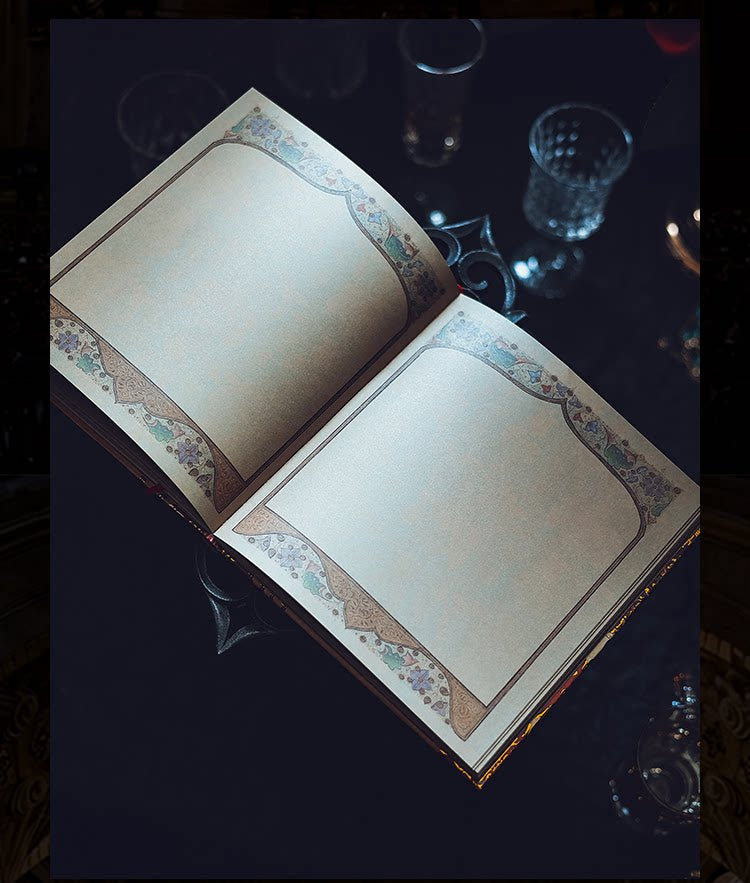 Art Nouveau Zodiac Journal – Gilded Relief Writing Notebook