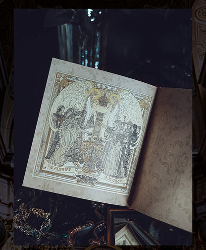 Art Nouveau Zodiac Journal – Gilded Relief Writing Notebook
