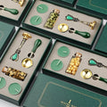 Emerald Green Wax Seal Stamp Set
