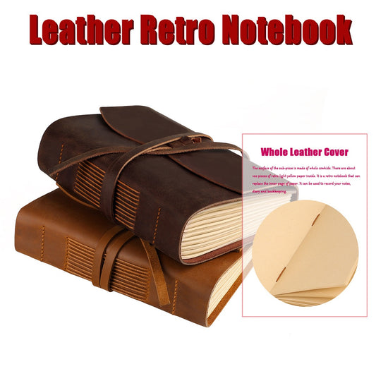 Personalized Leather Journal – Refillable Notebook Cover