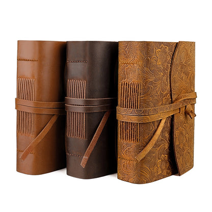 Personalized Leather Journal – Refillable Notebook Cover