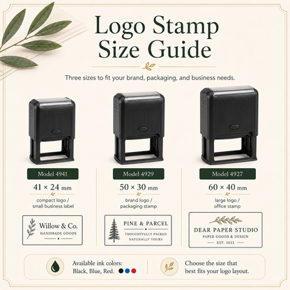 Custom Logo Self-Inking Stamp