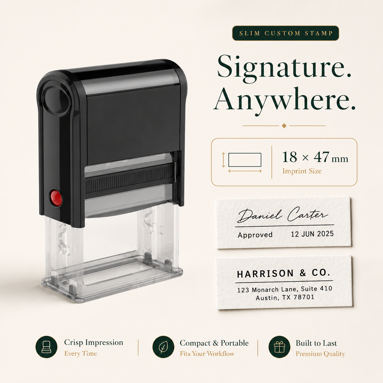 Custom Self-Inking Stamp