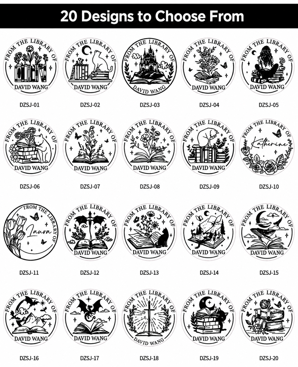 Personalized Book Embosser – Custom Ex Libris Stamp