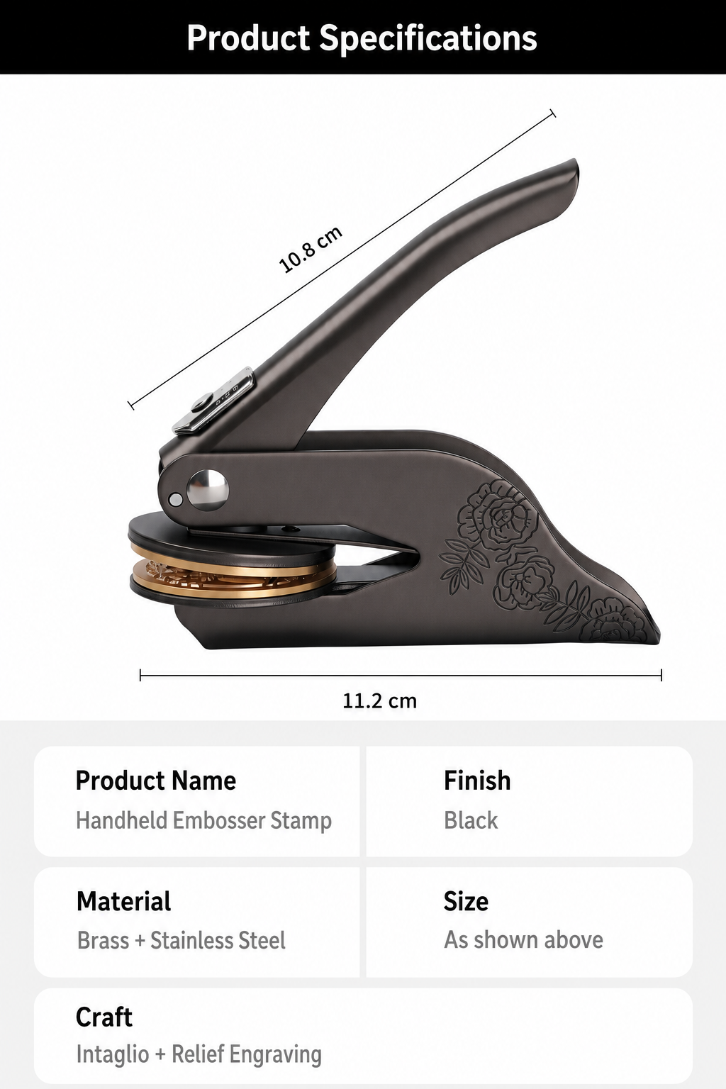 Personalized Book Embosser – Custom Ex Libris Stamp