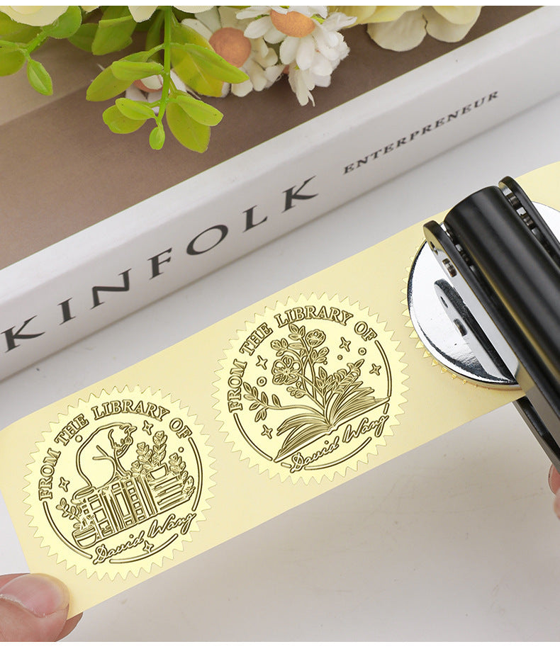 Personalized Book Embosser – Custom Ex Libris Stamp