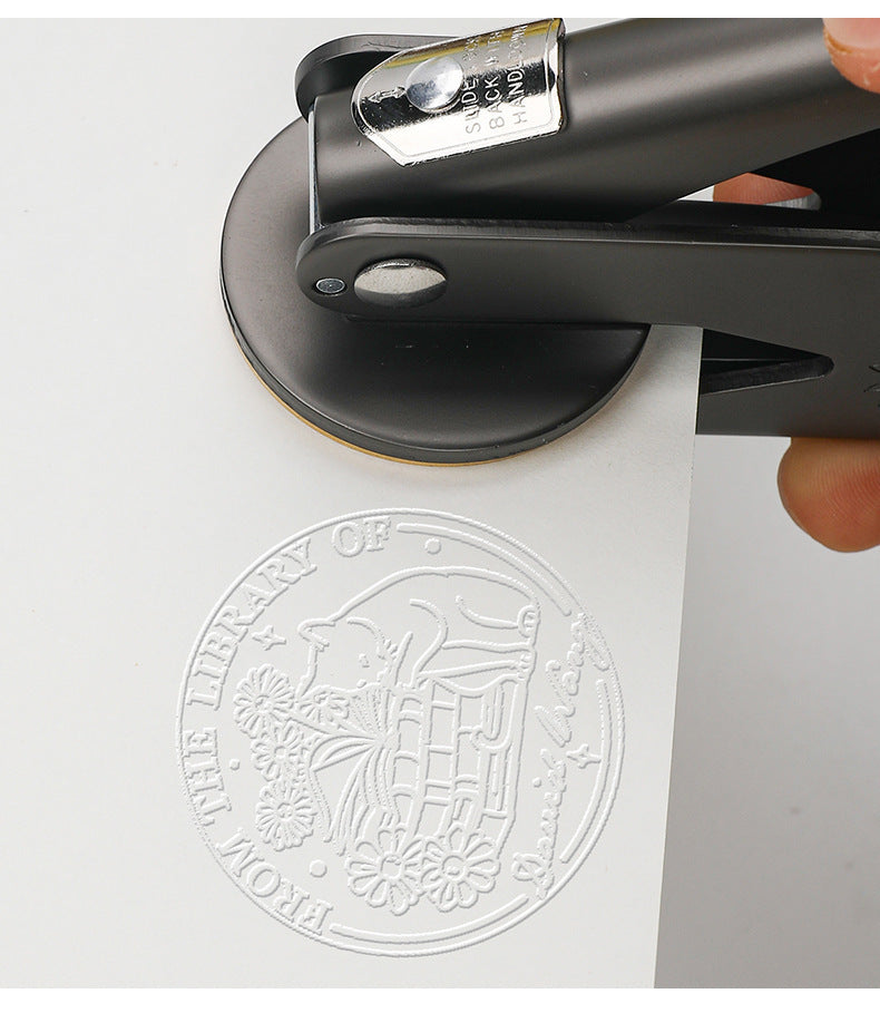 Personalized Book Embosser – Custom Ex Libris Stamp